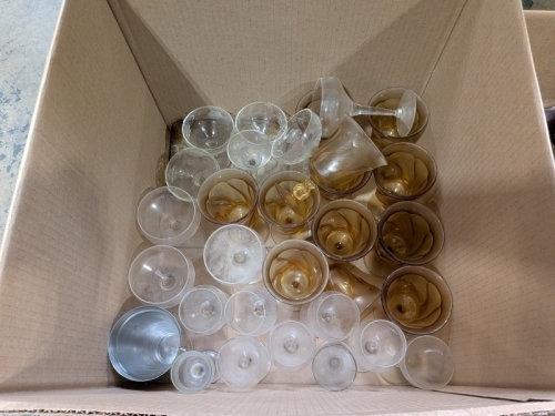 (4) Ctns Glassware