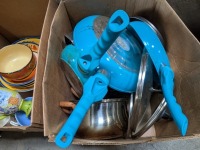 (5) Ctns Kitchen and Flatware