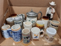 Assorted Steins & More