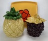 (2) Cookie Jars & Plates