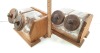 (2) Glass Storage Jar Sets - 4
