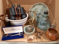 Pottery, Binoculars, & More