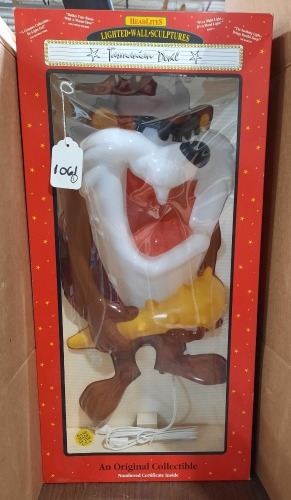 Tasmanian Devil Light Wall Sculpture