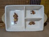 Placemats, Dishes, & Decorative Scroll Bowl - 10