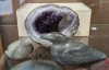 Geode, Sea Shell, & Stone Animal Figurines - 5