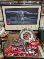 (1) Ctn Coca-Cola Themed Decor & Wall Sign