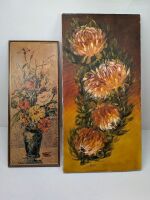 (2) Floral Artwork