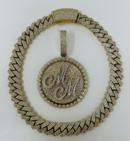 14K Gold & Diamond Pendant Necklace (Dayton, NJ)