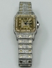 Cartier Santos Stainless Steel & 18K Gold Watch (Dayton, NJ) - 3