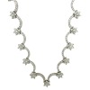 18K White Gold Cluster Necklace (Pompano Beach, FL) - 2