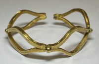 23K Yellow Gold Cuff Bracelet (Pompano Beach, FL)