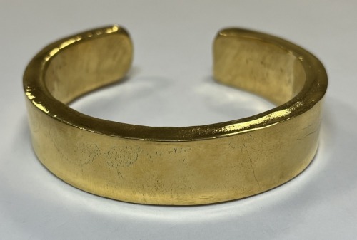Large 10KY Gold Cuff Bracelet (Pompano Beach, FL)