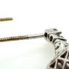 (2) Pairs of 18K White Gold and Natural Diamond Halo Drop Earrings (Pompano Beach, FL) - 8
