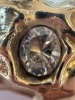 14K Yellow Gold And Diamond Simulant Skull Pendant (Pompano Beach, FL) - 2