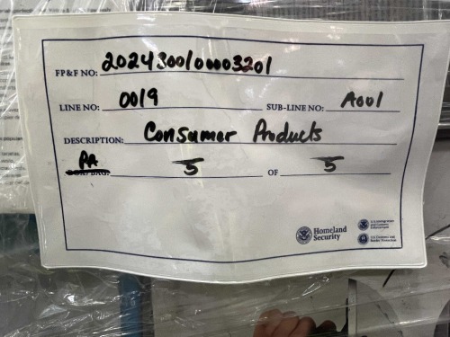 Consumer Products (Riverside, CA)