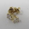14K Gold & Diamond Earrings & Stainless Steel Nose Rings (2) (Laredo, TX) - 2