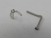 14K Gold & Diamond Earrings & Stainless Steel Nose Rings (2) (Laredo, TX) - 9