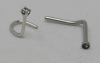 14K Gold & Diamond Earrings & Stainless Steel Nose Rings (2) (Laredo, TX) - 10