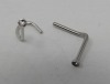 14K Gold & Diamond Earrings & Stainless Steel Nose Rings (2) (Laredo, TX) - 12