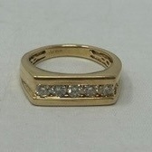 14KY Gold Men's Polished Band Ring (Laredo, TX)