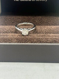 Tolkowsky 14KW Gold and Platinum Ladies Ring (Laredo, TX)
