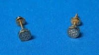 14K Gold & Diamond Earrings (Guaynabo, PR)