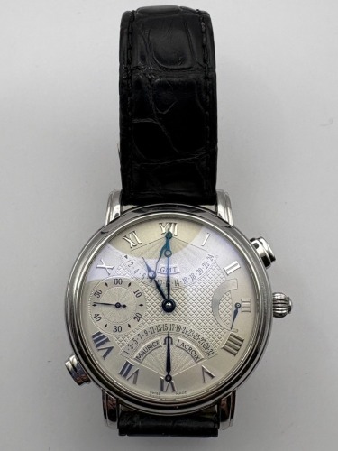 Maurice Lacroix Masterpiece Double Retrograde Stainless Steel Watch (Riverside, CA)