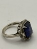 14K Gold, Diamond & Sapphire Ring (Riverside, CA) - 2