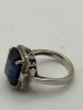 14K Gold, Diamond & Sapphire Ring (Riverside, CA) - 4