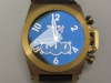 Safira Ladies Watch & Brera Orologi Gold Plated Chronograph Watch (Laredo, TX) - 4