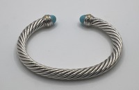 David Yurman Silver Bracelet & Mixed-Metal Ring (Laredo, TX)