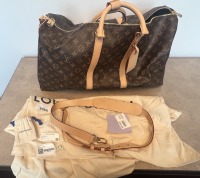 Louis Vuitton "Keepall Bandouliere 55" Soft Duffle Bag (Laredo, TX)