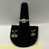 Gold & Diamond Ring, Earrings (Riverside, CA) - 7