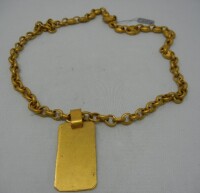 Gucci 22-24K Round Link Chain Pendant