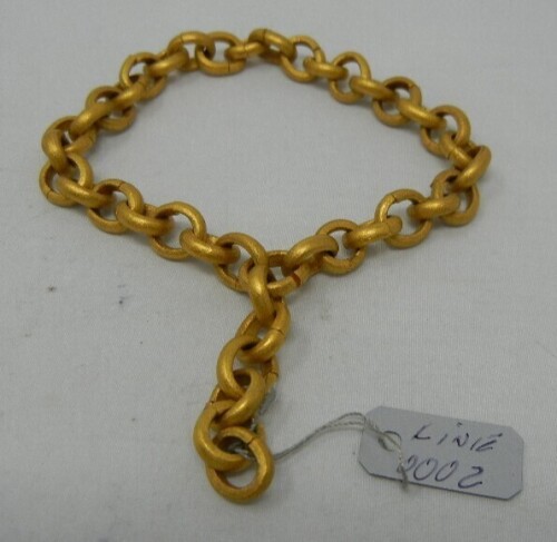 22-24 KT Round Link Bracelet (Pompano Beach, FL)