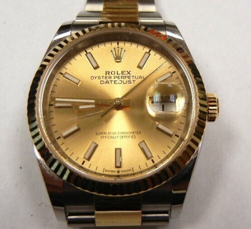 Rolex 18KY and Stainless Datejust Watch (Pompano Beach, FL)