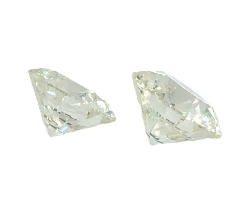 (2) Two Loose Round Brilliant Cut Diamonds (Pompano Beach, FL)