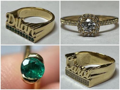 18KY Gold And Diamond Rings (Pompano Beach, FL)