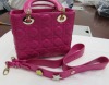 Christian Dior Fuchsia Pink Lady Dior Cannage Quilt Purse (Laredo, TX) - 2