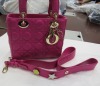 Christian Dior Fuchsia Pink Lady Dior Cannage Quilt Purse (Laredo, TX) - 3