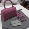 Balenciaga Hourglass Pink Rhinestone Bag (Laredo, TX) - 3