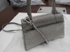 Balenciaga Hourglass Silver Rhinestone Bag (Laredo, TX) - 3