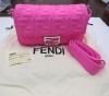 Fendi Rosa Paparazz Lycra Logo Embossed Baguette Bag (Laredo, TX)