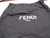 Fendi Black and Brown Zucca Velvet and Black Leather Kan I Shoulder Bag (Laredo, TX) - 2