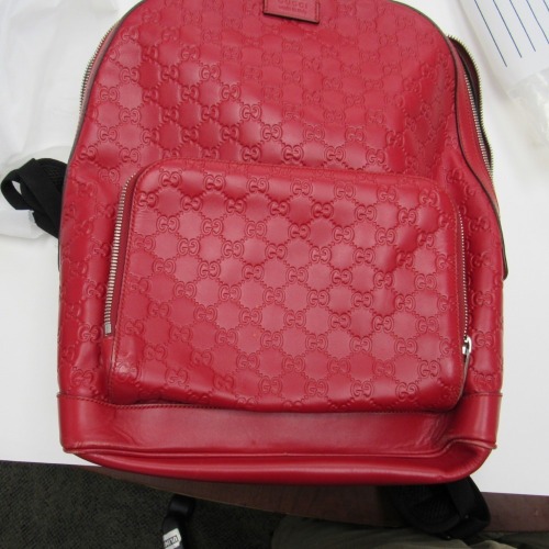 Gucci Guccissima GG Red Backpack (Laredo, TX)