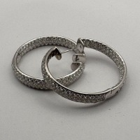 18K Gold & Diamond Earrings (Riverside, CA)