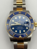 Rolex Submariner "Blusey" Stainless & 18K Gold Watch (Riverside, CA)