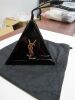 St. Laurent YSL Mini Pyramid Vernice Patent Leather Softly Nero Bag (Laredo, TX) - 6