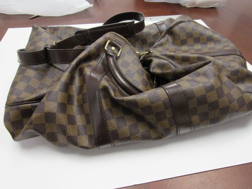 Louis Vuitton Ebene Damier Keepall Bandouliere 55 Duffle Bag (Laredo, TX)