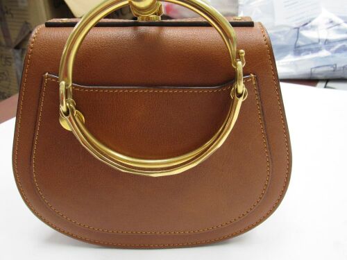 Chloe Small Nile Caramel Leather Bracelet Bag (Laredo, TX)